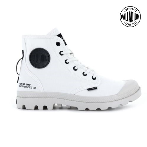 Dámské Boty Palladium Pampa Hi Htg Supply Bílé | CZ TDX-13I